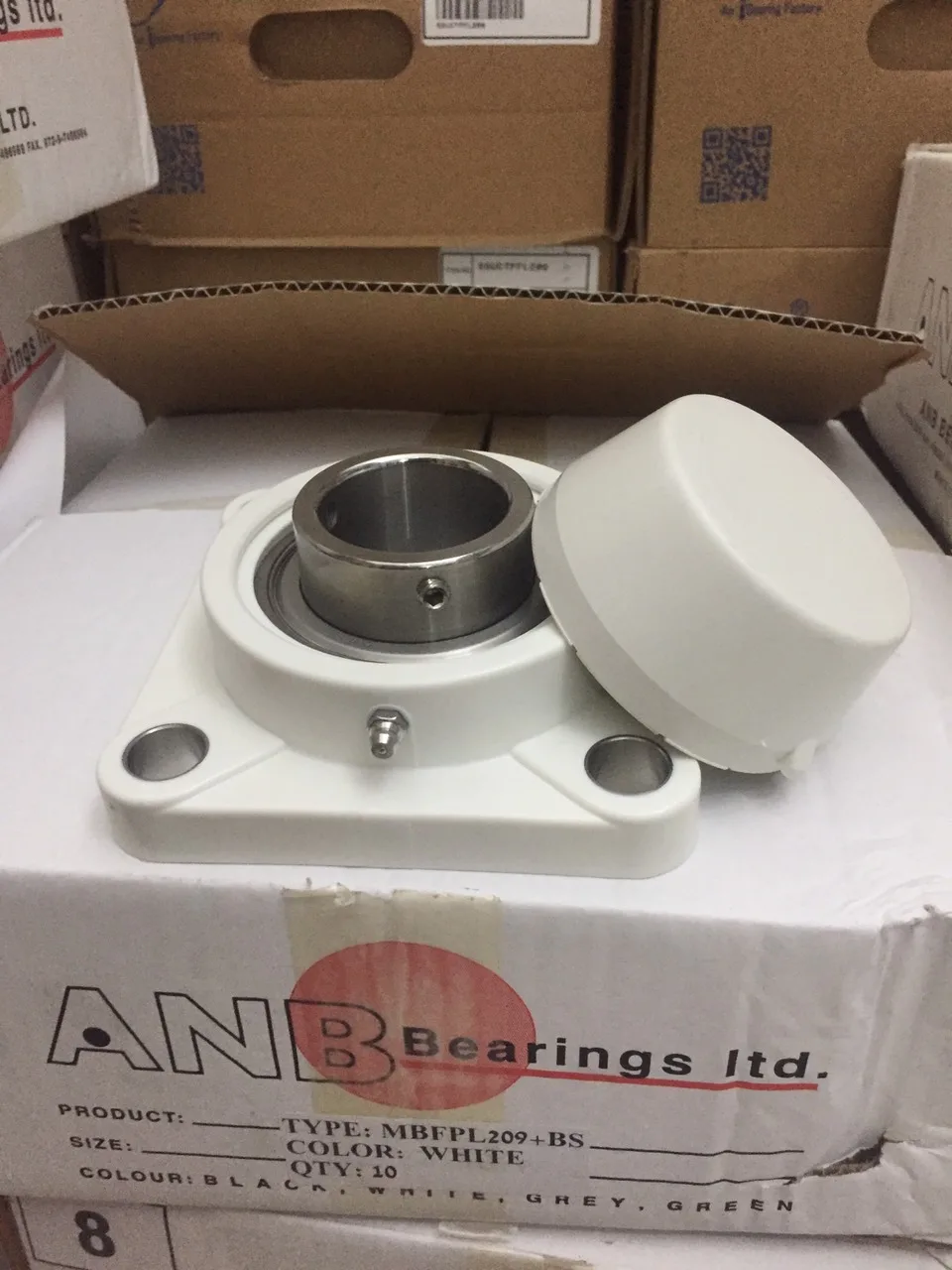 Gối đỡ vỏ nhựa ruột inox ANB MBFPL209 - Ảnh 2